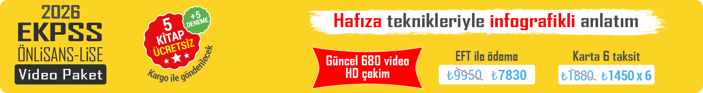 EKPSS Önlisans-Lise Videoları