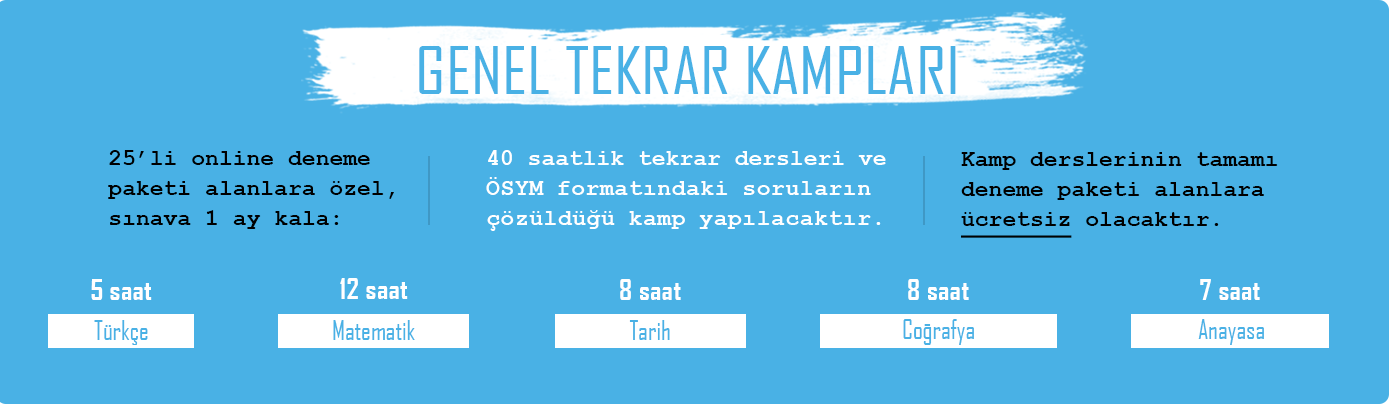 EKPSS 25 Deneme ve Kamp